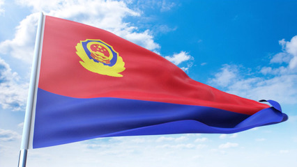 警旗警旗AE模板下載_光廠(VJ師網)